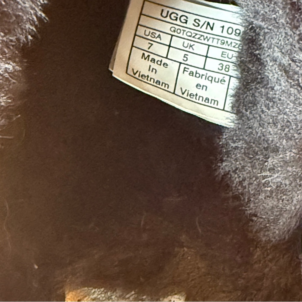 UGG Womens Fluff Yeah Slides Black Size 7 - Picture 5 of 6